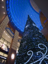 Victoria Square shopping centre decorated for Christmas.Beal Feirste Center Cultural Cultures Eire European Irish Northern Europe Order Fellowship Guild Club Republic Xmas Ireland Poblacht na hirean...