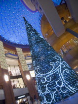 Victoria Square shopping centre decorated for Christmas.Beal Feirste Center Cultural Cultures Eire European Irish Northern Europe Order Fellowship Guild Club Republic Xmas Ireland Poblacht na hirean...