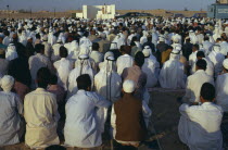 Crowds celebrating the end of Ramadan  Id El KebirMoslem Muslim Islam Middle East Qatari Religion Religion Religious Muslims Islam Islamic