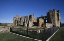 Cowdray Castle ruins.Cowdray HouseEuropean Castillo Castello Great Britain History UK United Kingdom British Isles Castle Castello Castle Castillo Northern Europe