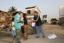 Tsunami. Thais who have been homeless receive suplies from the NGO group Family International based in the USA.. In the village of Nam Khem  where 2500 people are pressumed dead  about 125kms north of...