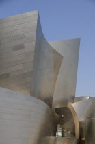 Architectural detail of Walt Disney Concert Hall. Designed by Frank Gehry.Downtown American Destination Destinations North America Northern United States of America LA The Golden State