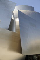 Architectural detail of Walt Disney Concert Hall. Designed by Frank Gehry.Downtown American Destination Destinations North America Northern United States of America LA The Golden State