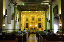 Church interior  Plaza Catholic churchDowntown American Christian Destination Destinations North America Northern United States of America Religion Religion Religious Christianity Christians The Gold...