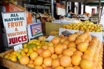 Fruit stall  Farmers MarketHollywood American Destination Destinations North America Northern United States of America LA One individual Solo Lone Solitary The Golden State