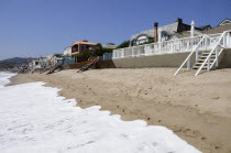 Beachfront houses  Malibu Colony  MalibuMalibu American Destination Destinations North America Northern United States of America LA Sand Sandy Beaches Tourism Seaside Shore Tourist Tourists Vacation...