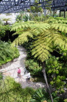 View into central courtyard of Page Museum  La Brea Tar PitsMidtown American Destination Destinations North America Northern United States of America Holidaymakers The Golden State Tourism Tourist