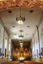 Church interior  Mission Santa BarbaraAmerican Destination Destinations North America Northern United States of America Religion Religious The Golden State