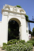 Entrance gate to Bel AirWest American Destination Destinations North America Northern United States of America LA The Golden State