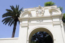 Entrance gate to Bel AirWest American Destination Destinations North America Northern United States of America LA The Golden State