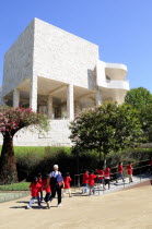 School group  Getty CentreWest American Center Destination Destinations North America Northern United States of America Kids LA Learning Lessons Teaching The Golden State