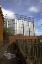 West  Falls Road  Peace Line barrier between the Catholic Lower Falls and Protestant Shankill areas.Stephen RaffertyPoliticsSocial IssuesArchitectureUrbanDefenceProtectionSegragationConflict...