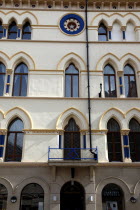 Corn Market  Exterior of the Masonic Hall facing Arthur Square.NorthernArchitectureBeal FeirsteFacadeOutsideUrbanFreemasonsNorthern Beal Feirste European Irish Northern Europe Republic Ireland...