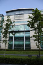 Pedestrianised area outside the Laganside Courthouse building.Beal Feirste Eire European Irish Law & OrderCourtJudgeJuryArchitectureExteriorNorthern Northern Europe Republic Ireland Poblacht na...