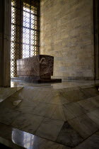 Turkey, Cappadocia, Ankara, Anitkabir, Mausoleum of Kemal Ataturk founder and first president of modern day Turkey in 1923. He died in 1938 and in 1953 he was moved here permanently. Hall of Honour.