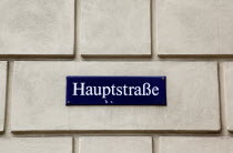 Neustadt  Hauptstrasse  Sign  Main Street.Destination Destinations Deutschland European History Holidaymakers Sachsen Tourism Tourist Western Europe Saxony Sightseeing Tourists History Historic Signs...