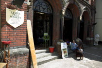 England, East Sussex, Lewes, North Street, Flea Market antigues and second hand goods shop.