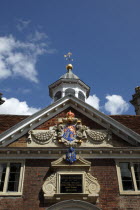 England, Wiltshire, Salisbury, Exterior of the College of Matrons 1682. Wind vane.