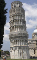 Leaning Tower of Pisa, Torre pendente di Pisa, Tuscany, Italy.