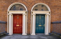 IRELAND, County Dublin, Dublin City, Georgian Doorways.