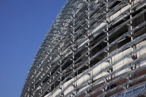 Ireland, County Dublin, Dublin City, Ballsbridge, Lansdowne Road, Aviva 50000 capacity all seater Football Stadium designed by Populus and Scott Tallon Walker. A concrete and steel structure with poly...