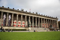 Germany, Berlin, Altes Museum exterior.