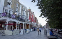 England, East Sussex, Brighton, New Road, Exterior or the Theatre Royal at night.