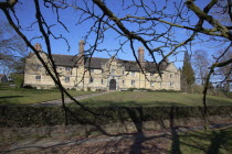 England, West Sussex, East Grinstead, Sackville College a former Alms house built with sandstone.