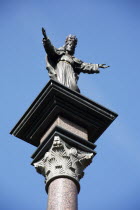 Poland, Wroclaw, statue of Christ in the grounds of the Cathedral of St John the Baptist.