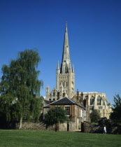 England, Norfolk, Norwich Cathedral.