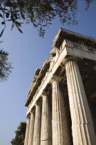 Greece, Athens, Temple of Hephaestus, eastern face.