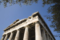 Greece, Athens, Temple of Hephaestus, eastern face.