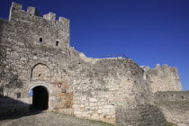 Albania, Berat, Entrance gate to the castle.