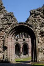 Scotland, Borders, Dryburg, Abbey ruins dating from the 12th century ad.