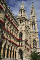 Austria, Vienna, The Rathaus.