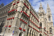 Austria, Vienna, The Rathaus.