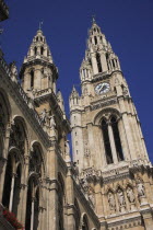 Austria, Vienna, The Rathaus.