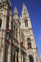 Austria, Vienna, The Rathaus.