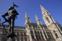 Austria, Vienna, The Rathaus.