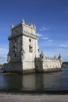 Portugal, Estremadura, Lisbon, Tower of Belem.