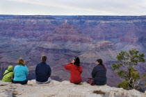 USA, Arizona, Grand Canyon, South Rim view from Yavapai Point.