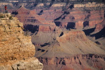 USA, Arizona, Grand Canyon, South Rim view from Yavapai Point.