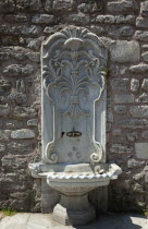 Turkey, Istanbul, Sultanahmet, drinking water fountain at the entrance to Topkapi Palace Gardens.