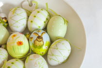 Festivals, Religious, Christian, Easter, decorated eggs.