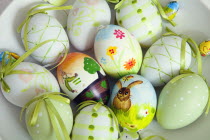 Festivals, Religious, Christian, Easter, decorated eggs.