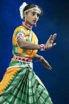 India, Dance, the Gotipuas from Orissa, interpret the traditional Gotipuan dance in which young boys danced dressed as females.