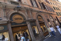 Italy, Lazio, Rome, Shops on the Via di Pietra.