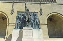 Republic of San Marino City, Girolamd Gozi Statue in San Marino City.