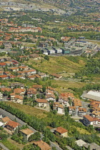 Republic of San Marino, Elevate view over San Marino City.