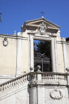 Italy, Lazio, Rome, Typical ornate architecture.